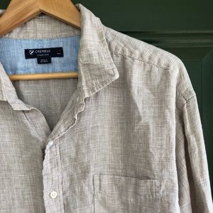Daniel Cremieux Shirts - Daniel Cremieux linen shirt with elbow patches Daniel Cremieux Shirts - Daniel Cremieux linen shirt with elbow patches